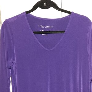 Susan Graver Long Sleeve Top. MP